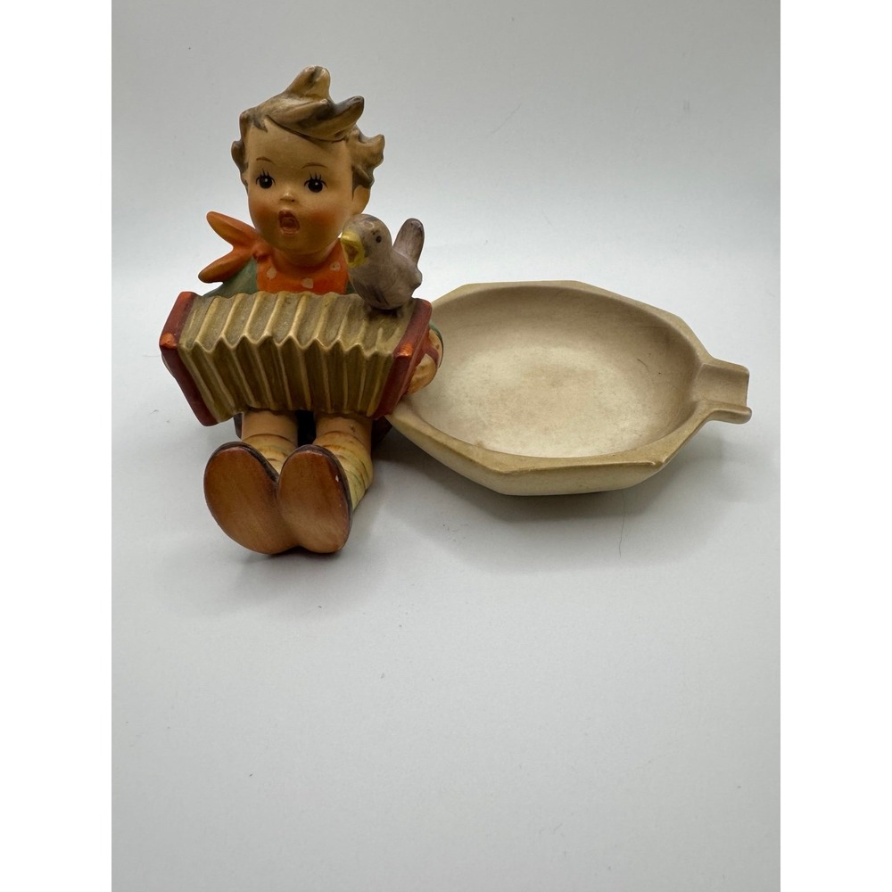 Vintage 1950's Hummel - 114 Let's Sing Trinket/Ashtray‎ Figurine 3.5inches
